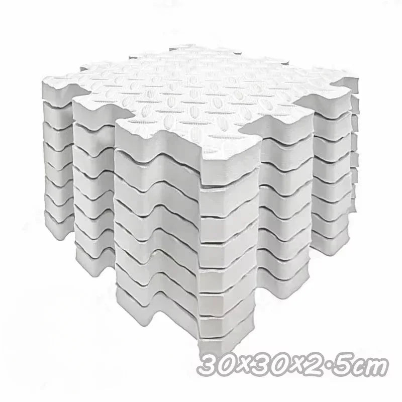 8-Piece Pack 2.5cm Thickened Baby Play Mat Non-slip Fall-proof Reusable Children's Rug Helps Train Kids Independent Thinking