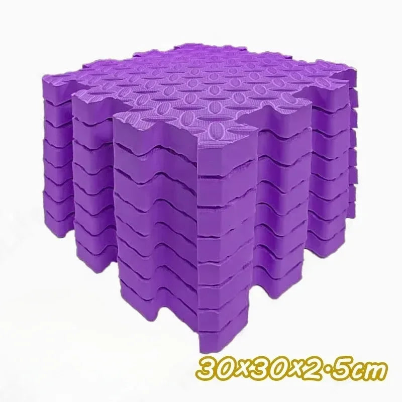 8-Piece Pack 2.5cm Thickened Baby Play Mat Non-slip Fall-proof Reusable Children's Rug Helps Train Kids Independent Thinking