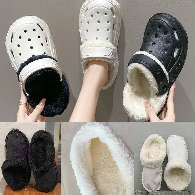 Hot! 1 Pair Winter Warm Shoe Cover Inserts Replacement Fur Insoles Removable Soft Thickened Shoes Liners Plush Cover Accessories