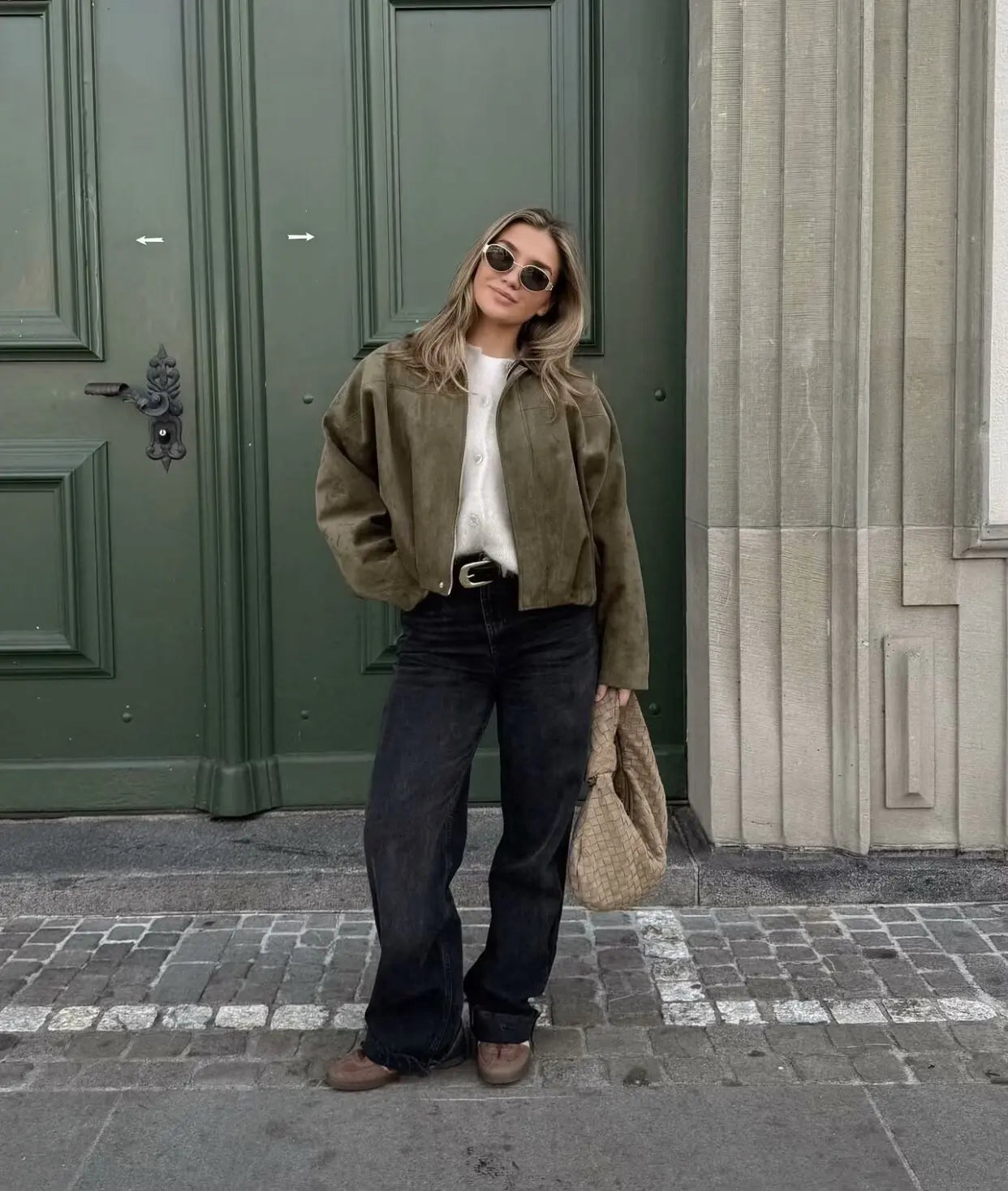 9Color Casual Soft Bomber Jackets Women Long Lantern Sleeve Oversized Autumn Winter Coats Fashion 2025 Streetwear Zipper Outwear