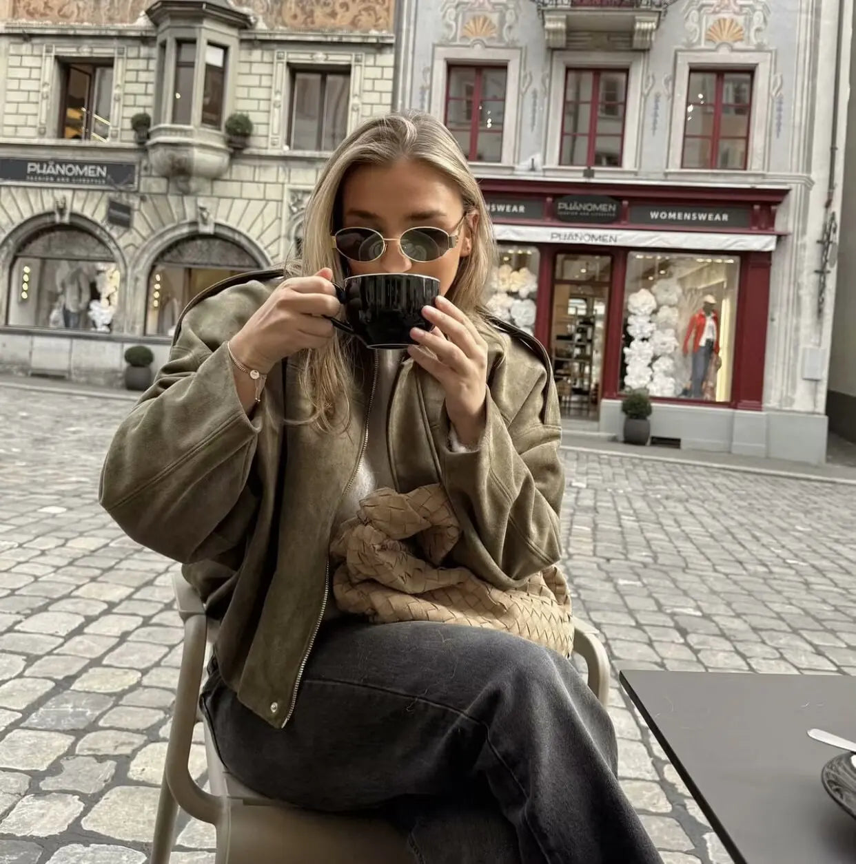 9Color Casual Soft Bomber Jackets Women Long Lantern Sleeve Oversized Autumn Winter Coats Fashion 2025 Streetwear Zipper Outwear