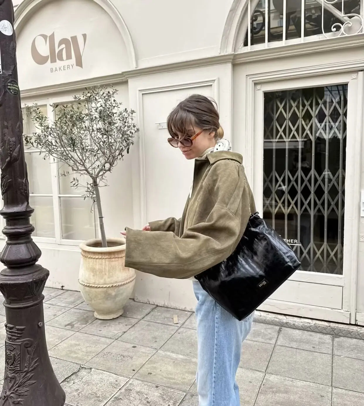 9Color Casual Soft Bomber Jackets Women Long Lantern Sleeve Oversized Autumn Winter Coats Fashion 2025 Streetwear Zipper Outwear