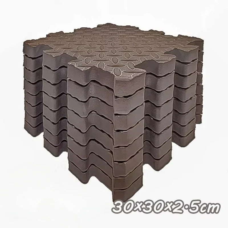 8-Piece Pack 2.5cm Thickened Baby Play Mat Non-slip Fall-proof Reusable Children's Rug Helps Train Kids Independent Thinking