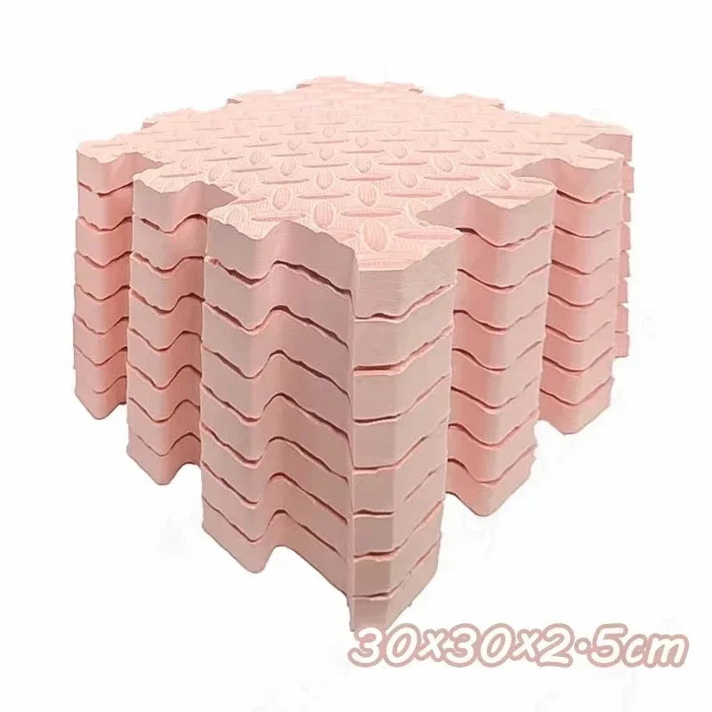 8-Piece Pack 2.5cm Thickened Baby Play Mat Non-slip Fall-proof Reusable Children's Rug Helps Train Kids Independent Thinking