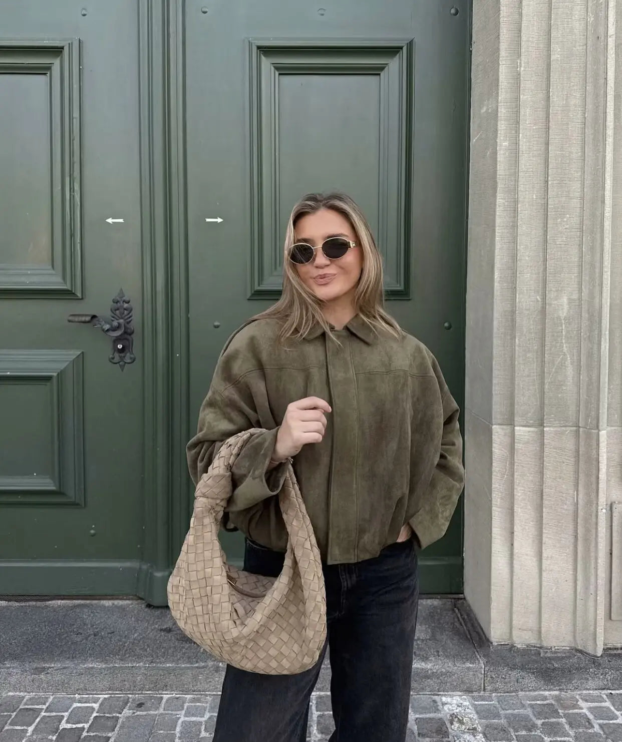 9Color Casual Soft Bomber Jackets Women Long Lantern Sleeve Oversized Autumn Winter Coats Fashion 2025 Streetwear Zipper Outwear