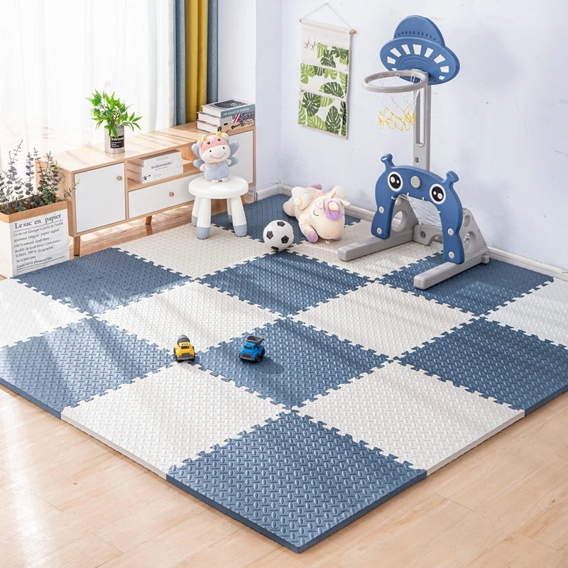 8-Piece Pack 2.5cm Thickened Baby Play Mat Non-slip Fall-proof Reusable Children's Rug Helps Train Kids Independent Thinking